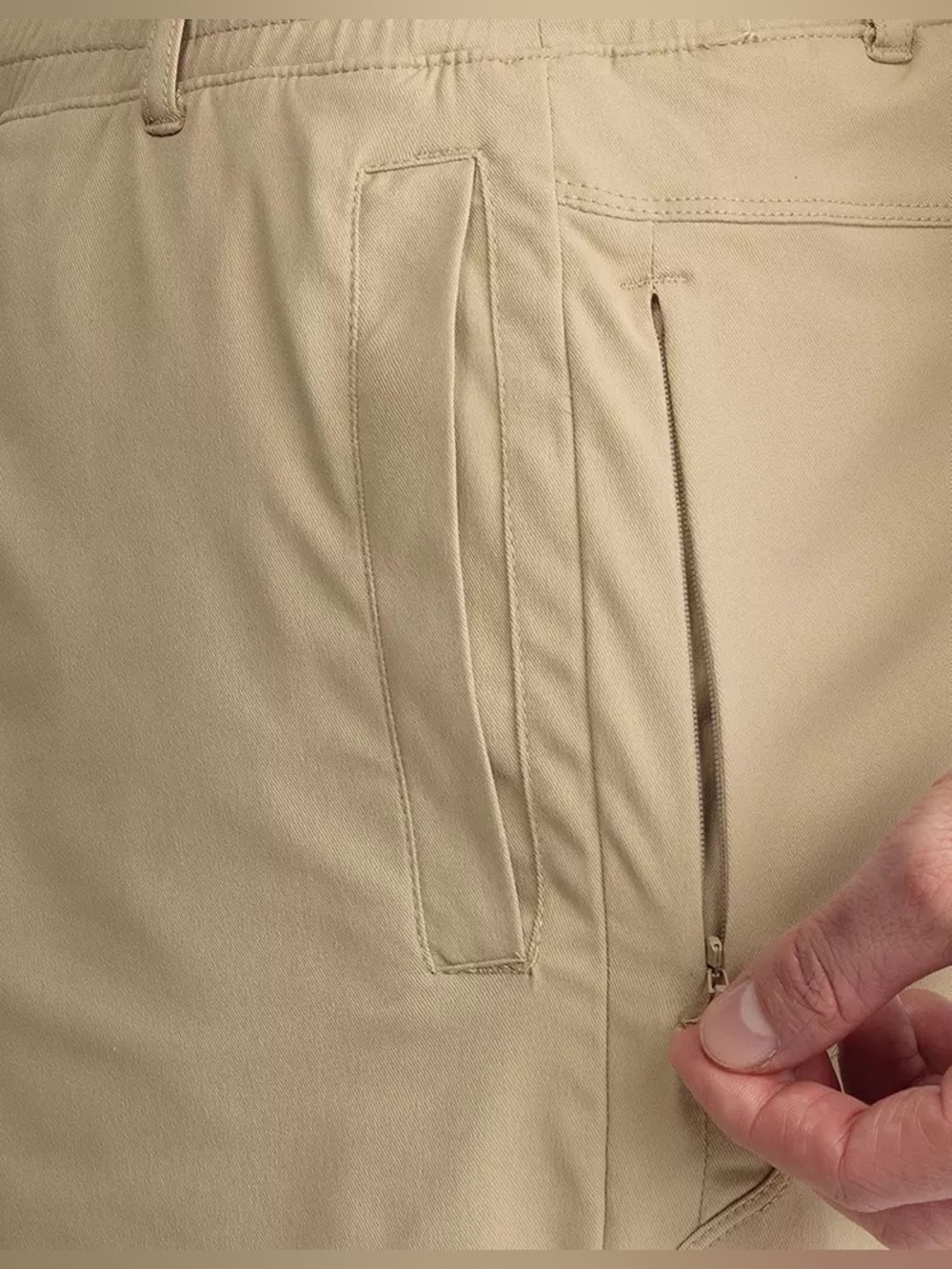 Birddogs Men’s Comfortable Lined Khaki Shorts, Large long - Picture 5 of 13